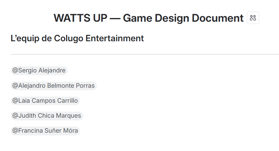 WATTS UP  – GDD